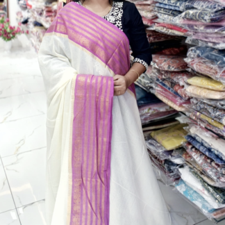 Lavender Gold Mull Cotton ( Code -MC10)