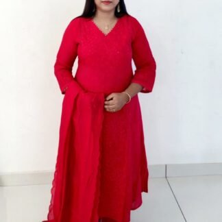 Premium Malchanderi 3-Panel Cut Party Wear