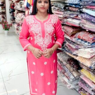 Chikankari Pink Cord Set ( Code-CS2004)